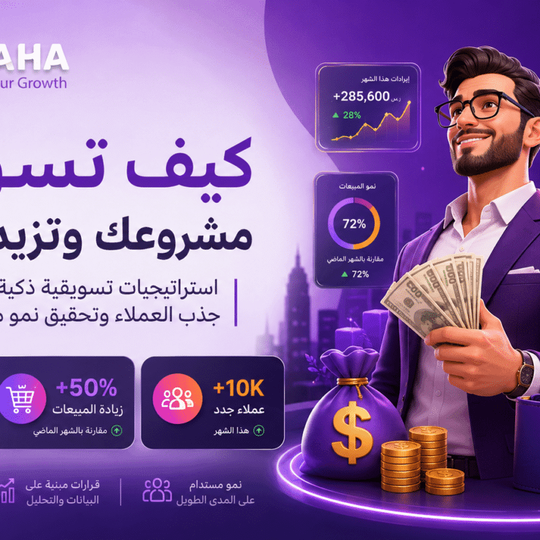كيف اسوق لمشروعي من الصفر حتى أول عميل؟